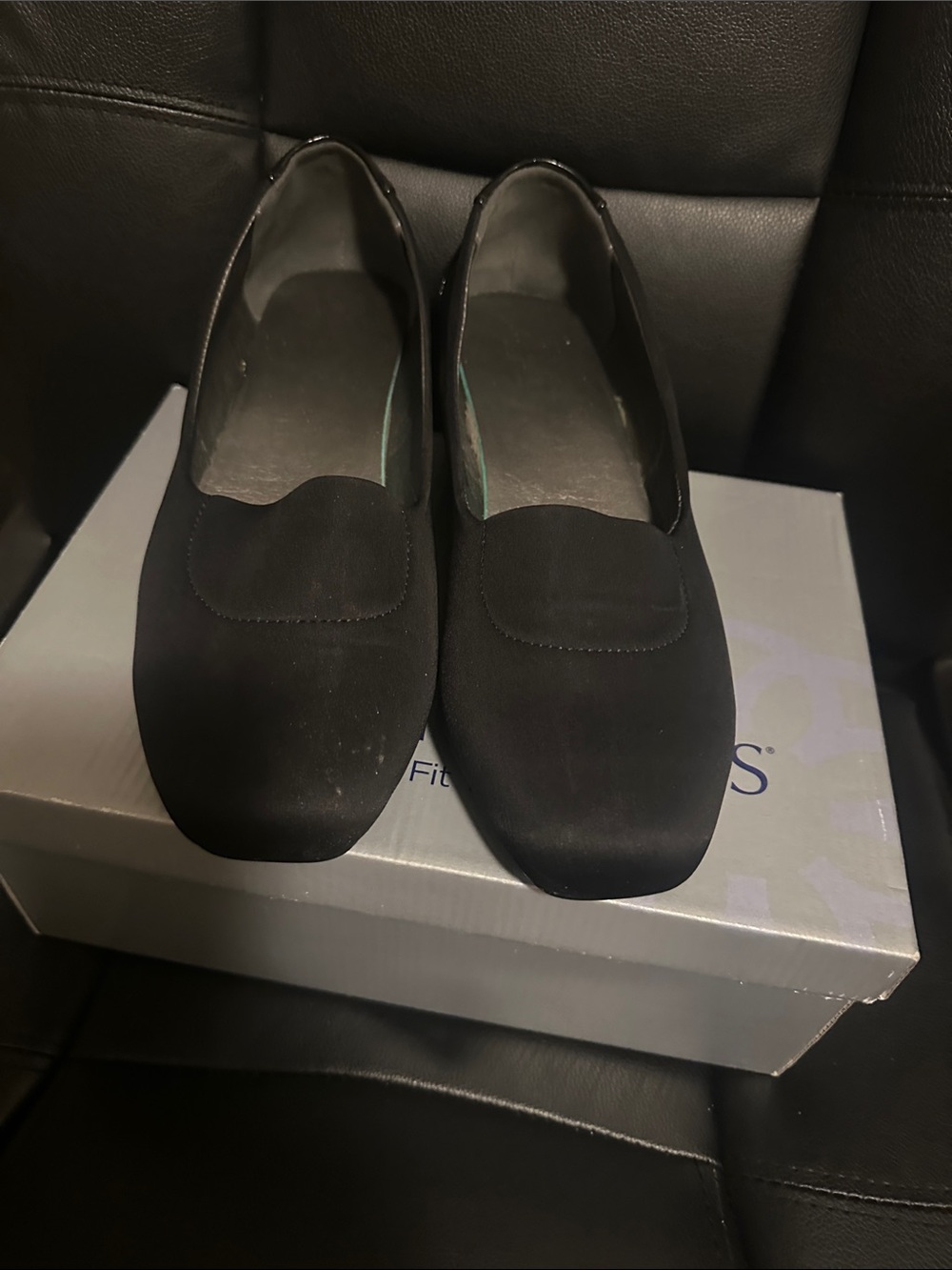 Catherines Black Women's Slip-On Loafers